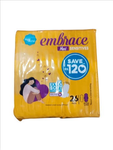 Picture of Embrace Maxi Sensitive Extra Long 26s